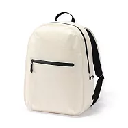 【MUJI 無印良品】耐水性棉熱熔接後背包 原色