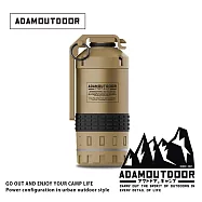 ADAMOUTDOOR|戰術手雷隨身電動刮鬍刀 沙漠色
