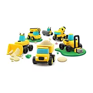 美國Hey Clay!智塑輕黏土-工程車隊組(18件組)