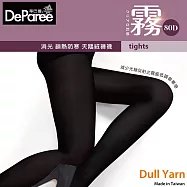 蒂巴蕾 霧 消光 鎖熱防寒天鵝絨褲襪 80D 黑色