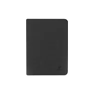 珠友 B6/32K 6孔拉鍊包萬用手冊/附20張橫線內頁/皮質6孔活頁筆記本/手帳本/商務簡約/拉鍊包 01黑