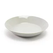 【日本Aito製作所】美濃燒|窯燒素釉 陶瓷深盤20.7cm ‧ 經典白
