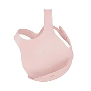 土耳其minikoioi-X型立體矽膠圍兜- 迷霧粉