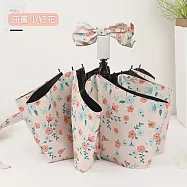 【KISSDIAMOND】絕美花漾黑膠防曬手動晴雨傘(KDU-H001) F 油畫小紅花