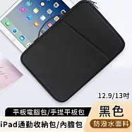 【好背客HOWBACK】平板電腦包/手提平板包/iPad通勤收納包/內膽包/12.9/13吋-黑
