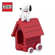 【日本正版授權】TOMICA 騎乘系列 R01 史努比 x House Car Snoopy 玩具車 多美小汽車 887270