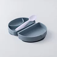 Miniware輕鬆外出組(合掌包矽膠盒+湯匙) Fold&Scoop 灰藍薰衣草