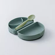 Miniware輕鬆外出組(合掌包矽膠盒+湯匙) Fold&Scoop 雲杉開心果