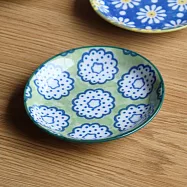 【日本Awasaka】美濃燒|波蘭陶 陶瓷小皿12cm ‧ 花境