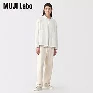 【MUJI 無印良品】MUJI Labo男棉襯衫式外套 L 柔白