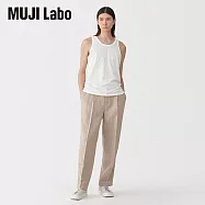 【MUJI 無印良品】MUJI Labo男傳統編織天竺坦克背心 L 白色
