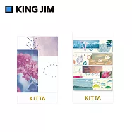 【HITOTOKI】KITTA隨身攜帶和紙膠帶 拼貼 (東出桂奈設計款)