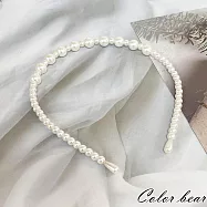 【卡樂熊】韓系名媛風氣質珍珠髮箍(三款)- 千金珠語