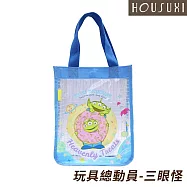 【HOUSUXI舒希】迪士尼系列-A4直式防潑水透明手提袋-A3(5款任選) 玩具總動員系列-三眼怪