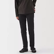【MUJI 無印良品】女彈性丹寧合身直筒褲 23 黑色