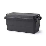 【MUJI無印良品】耐壓收納箱/特大/黑/約70L