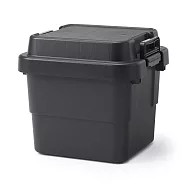 【MUJI 無印良品】耐壓收納箱/小/黑/約30L