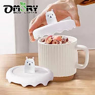 OMORY 積雪屋矽膠杯蓋- 羊駝