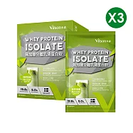 【vilson 米森】無加糖分離乳清蛋白飲 抹茶拿鐵(35gx6包/盒) 3盒組
