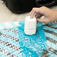 【摩肯】DR. SAVE美極樂極速抽充氣機-白(電池式)含 2大2小真空壓縮袋 雲霧白