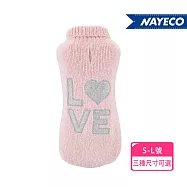 【西班牙Nayeco納伊格】時尚針織毛衣_銀色愛你 45cm/L