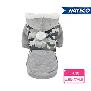 【西班牙Nayeco納伊格】時尚連帽衣_迷彩綠 25cm/S