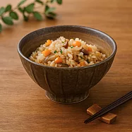 【日本Kakuni】縞一珍 窯燒陶瓷飯碗290ml ‧ 大地