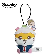 【日本正版授權】三麗鷗 x 排球少年 玩偶吊飾 Vol.2 娃娃/絨毛玩偶 - 可樂鈴x夜久衛輔