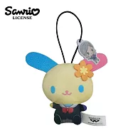 【日本正版授權】三麗鷗 x 排球少年 玩偶吊飾 Vol.2 娃娃/絨毛玩偶 - 花小兔x灰羽利耶夫