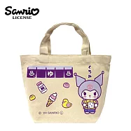 【日本正版授權】三麗鷗 澡堂系列 帆布手提袋 便當袋/午餐袋 - 酷洛米