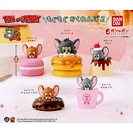 【日本正版授權】全套5款 湯姆貓與傑利鼠 嚼嚼躲貓貓公仔 P2 扭蛋/轉蛋 模型 Tom and Jerry 776434