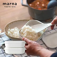 【日本Marna】日本製 極系列 冷凍微波米飯/蔬菜保鮮盒-大 2入/組(原廠總代理)