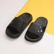 333家居鞋館 馬卡龍QQ舒適拖鞋 黑28