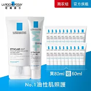 【理膚寶水】淨痘無瑕極效精華 DUO+M+毛孔緊緻保濕乳 買80ml送60ml 獨家特談組(痘痘粉刺/長效控油)