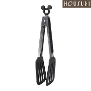 【HOUSUXI舒希】迪士尼米奇系列-矽膠料理夾/矽膠煎鏟夾-A3(2款顏色任選) 矽膠煎鏟夾-黑