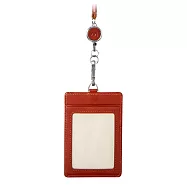 MONDAINE 瑞士國鐵雙溜溜球植鞣皮革證件套 / 悠遊卡套 / Gogoro卡套 - 焦糖棕