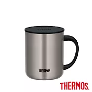 【THERMOS膳魔師】不鏽鋼含蓋真空保溫杯450ml (JDG-452C-SMT)? 不銹鋼色