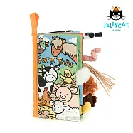 英國 JELLYCAT 感官刺激布書 - 農莊動物尾巴書(Farm Tails Activity Book)