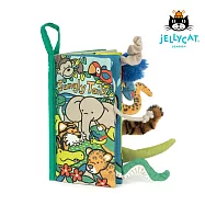 英國 JELLYCAT 感官刺激布書 - 叢林動物尾巴書(Jungly Tails Activity Book)
