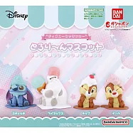 【日本正版授權】全套4款 迪士尼角色 冰淇淋公仔 扭蛋/轉蛋 史迪奇/杯麵/大英雄天團/奇奇蒂蒂 739279