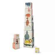 比利時 Trixie 厚紙桌遊-疊疊樂方塊盒