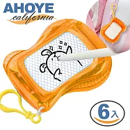 【AHOYE】鑰匙圈夾磁性畫板 6入組