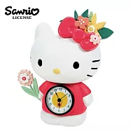 【正版授權】Enesco 凱蒂貓 桌上時鐘 造型時鐘/滑動式秒針/靜音時鐘/指針時鐘 Hello Kitty/三麗鷗/SANRIO
