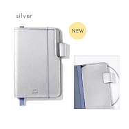 IROHA SUNNY LIGHT方眼筆記本A6- 霧面銀
