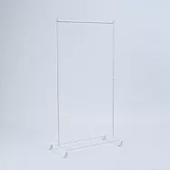 【MUJI 無印良品】單桿掛衣架/白灰約寬80.5&times;深40&times;高155公分