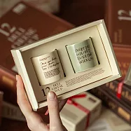 【韓國momur】Holiday Weekend 陶瓷杯2入禮盒 ‧ 奶油杏 & 薄荷綠