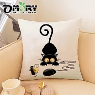 【OMORY】居家美學抱枕套45x45cm- 短毛絨(滑鼠)