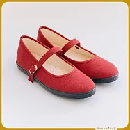 【花見小路】公主日 復古瑪莉珍 手製鞋 JP23.5 栗紅