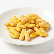 【MUJI 無印良品】非油炸點心 英文字母玉米餅25g