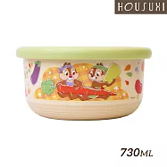 【HOUSUXI舒希】迪士尼系列-不鏽鋼雙層隔熱碗730ml-A3 奇奇蒂蒂